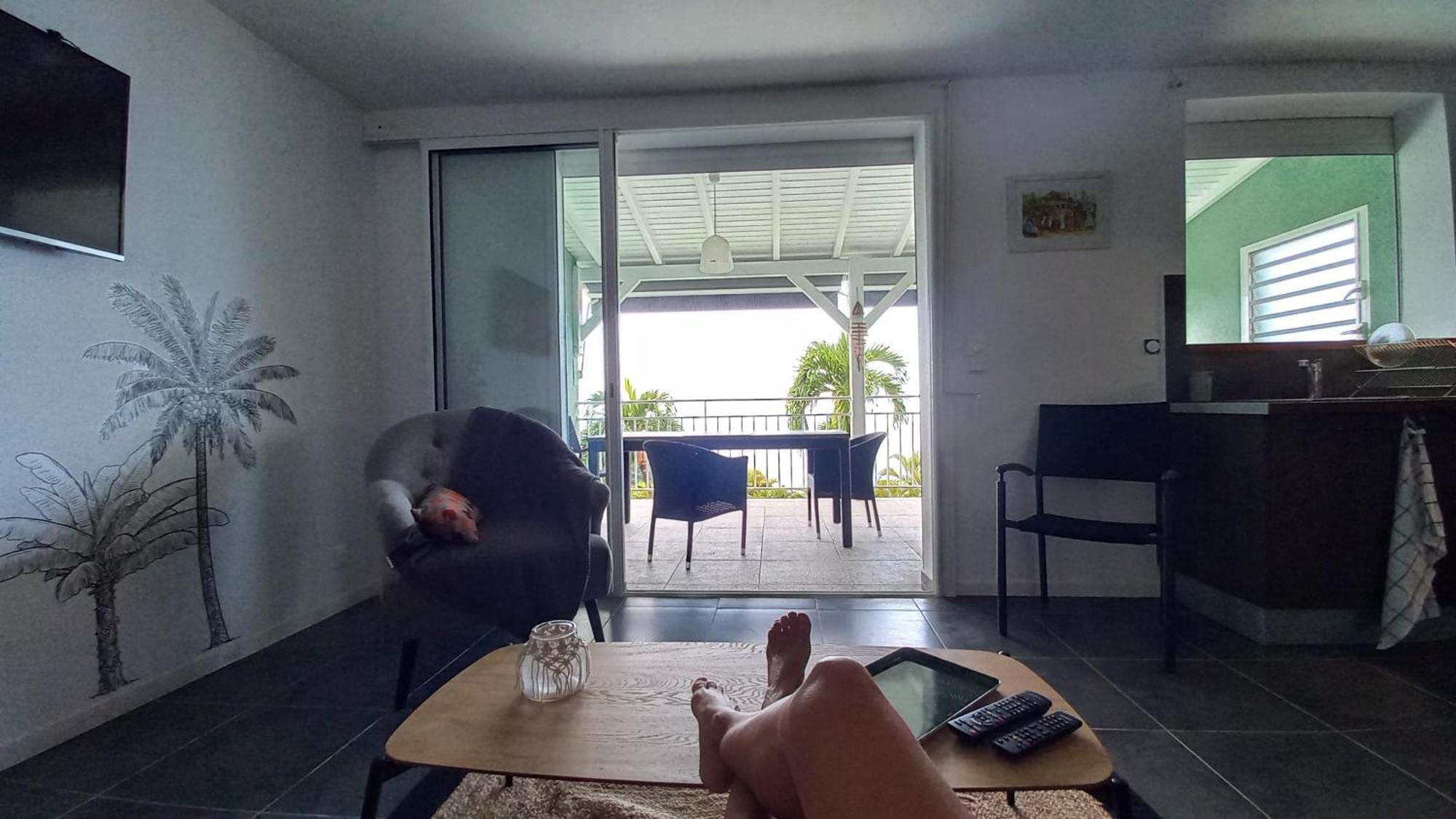 Logements Vue Mer Acces Piscine En Guadeloupe Bouillante Buitenkant foto
